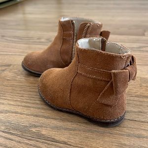 Janie and Jack riding boot with bow
